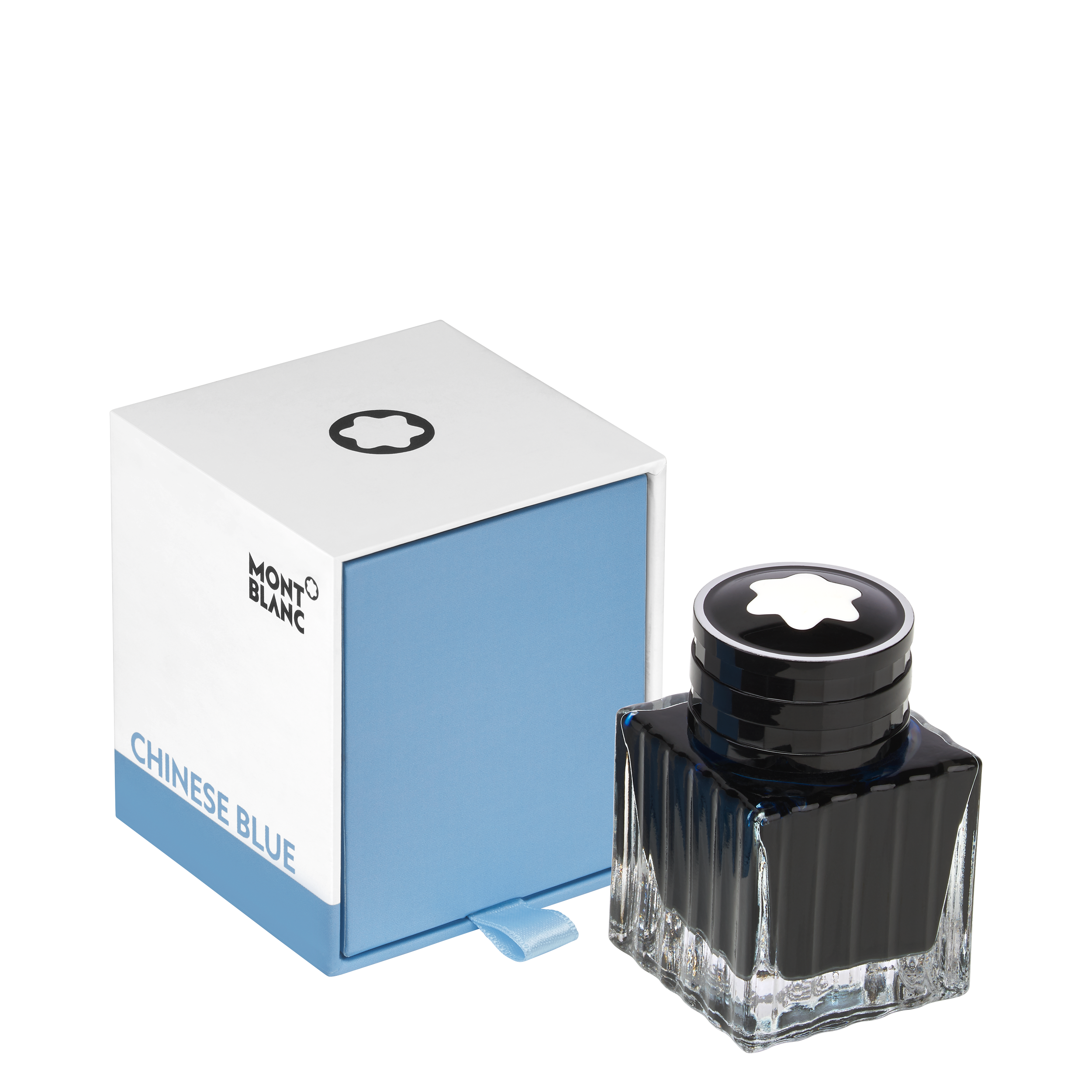 차이니즈 블루 컬러의 병잉크 30ml